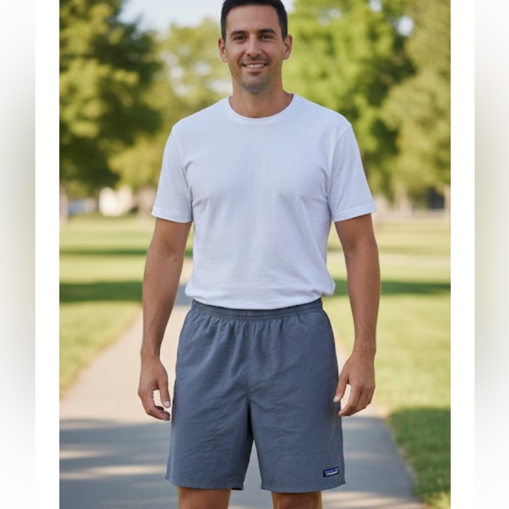 Patagonia Gray Athletic Shorts Lightweight Performance